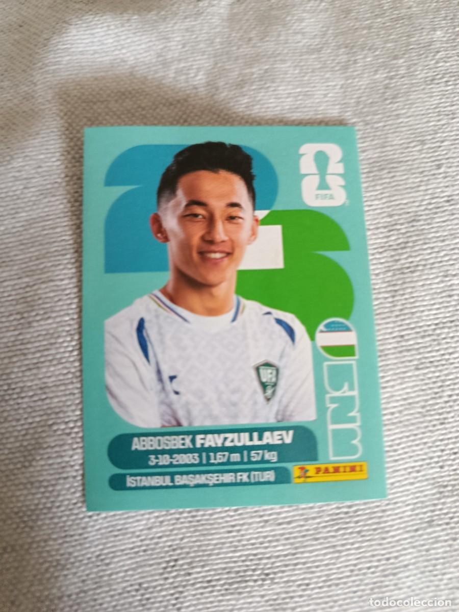 Cromos de f&uacute;tbol: Mundial Estados Unidos-Mexico-Canad&aacute; 2026. 20- Fayzullaev. Uzbekist&aacute;n. Nunca pegado.