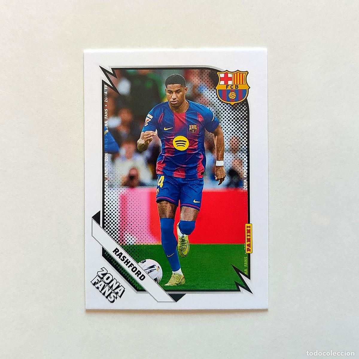 Cromos de f&uacute;tbol: Rashford Zona Fans Panini Club FC Barcelona 2025/2026