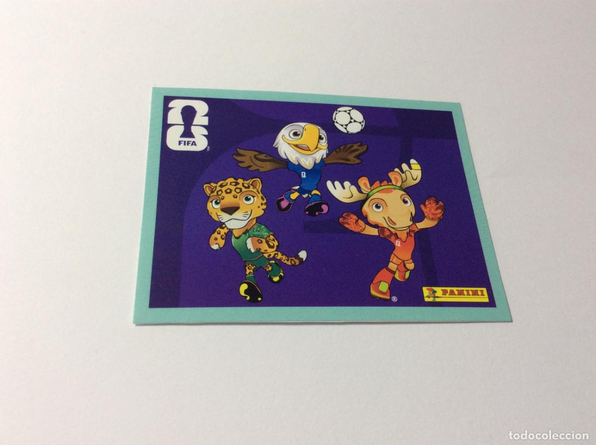 Cromos de f&uacute;tbol: MASCOTAS Set de actualizaci&oacute;n Update set Cromo Sticker FIFA World Cup 2026 26 Panini