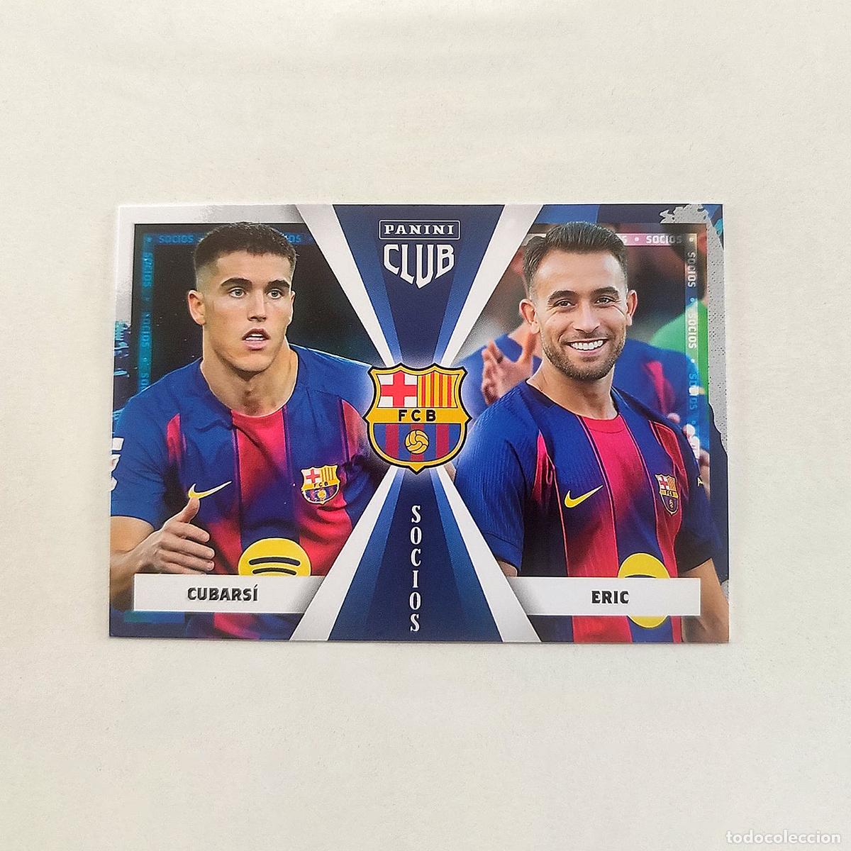 Cromos de f&uacute;tbol: Cubarsi & Eric Garcia Socios Panini Club FC Barcelona 2025/2026