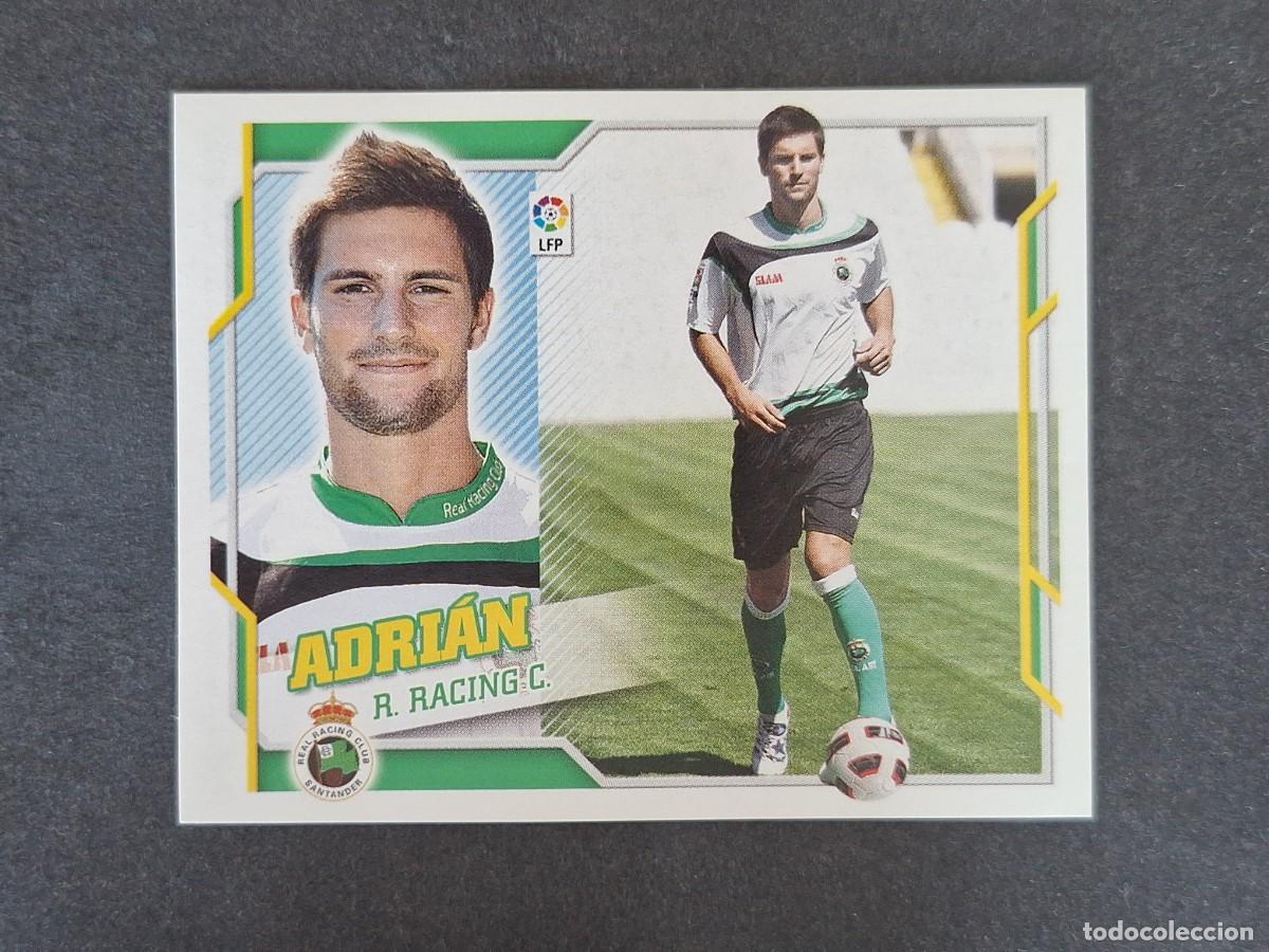 Cromos de f&uacute;tbol: L4 ADRIAN RACING DE SANTANDER COLOCA LIGA ESTE 2010 2011 10 11 NUNCA PEGADO SIN PEGAR