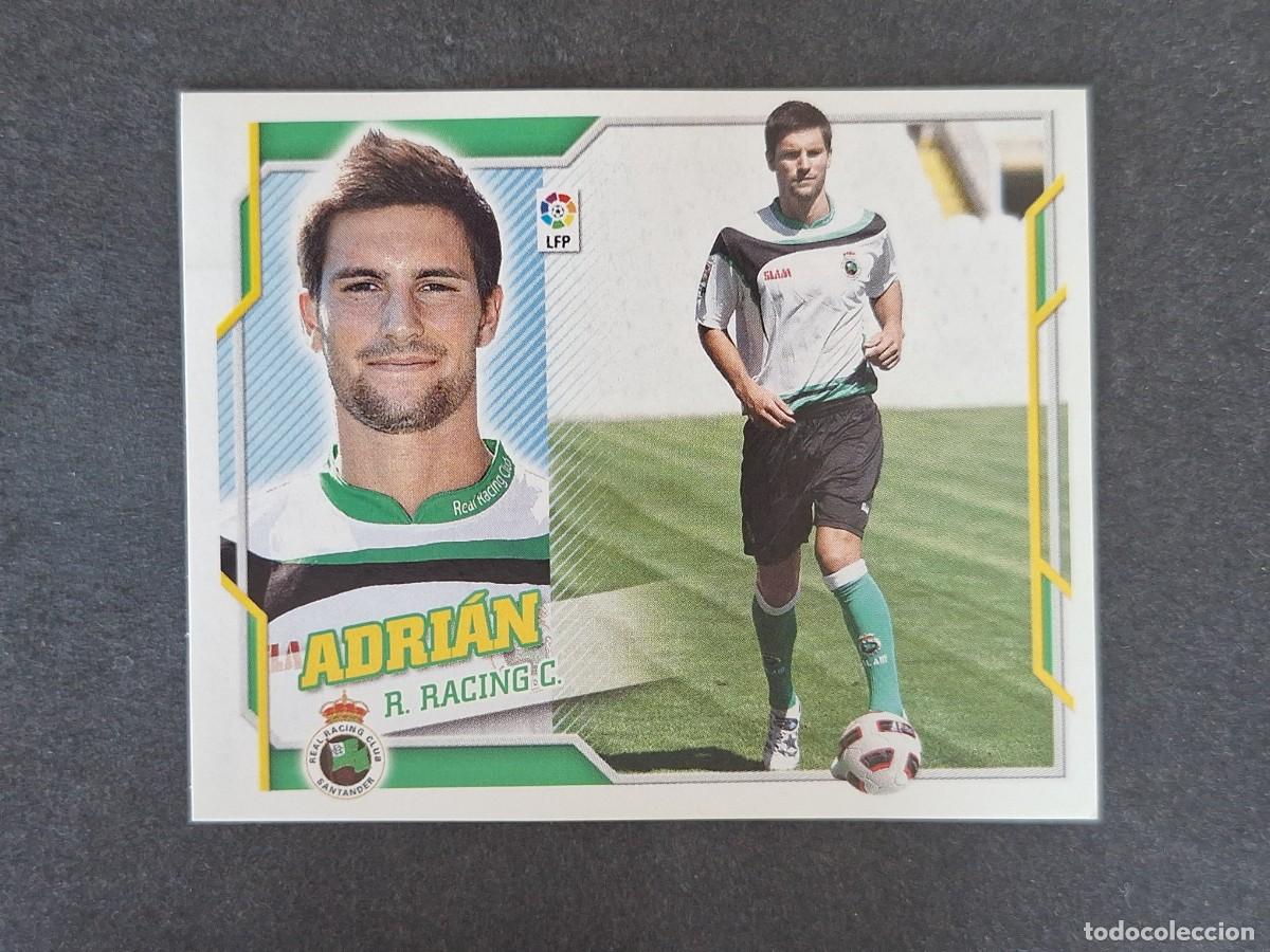 Cromos de f&uacute;tbol: L4 ADRIAN RACING DE SANTANDER COLOCA LIGA ESTE 2010 2011 10 11 NUNCA PEGADO SIN PEGAR
