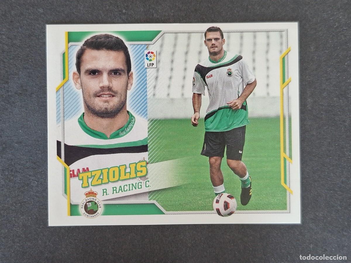 Cromos de f&uacute;tbol: L4 TZIOLIS RACING DE SANTANDER COLOCA LIGA ESTE 2010 2011 10 11 NUNCA PEGADO SIN PEGAR