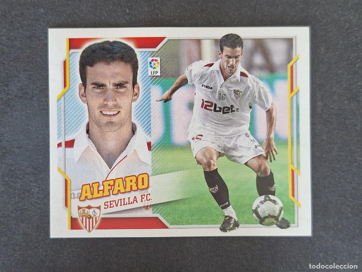 Cromos de f&uacute;tbol: L4 ALFARO SEVILLA F. C. COLOCA LIGA ESTE 2010 2011 10 11 NUNCA PEGADO SIN PEGAR