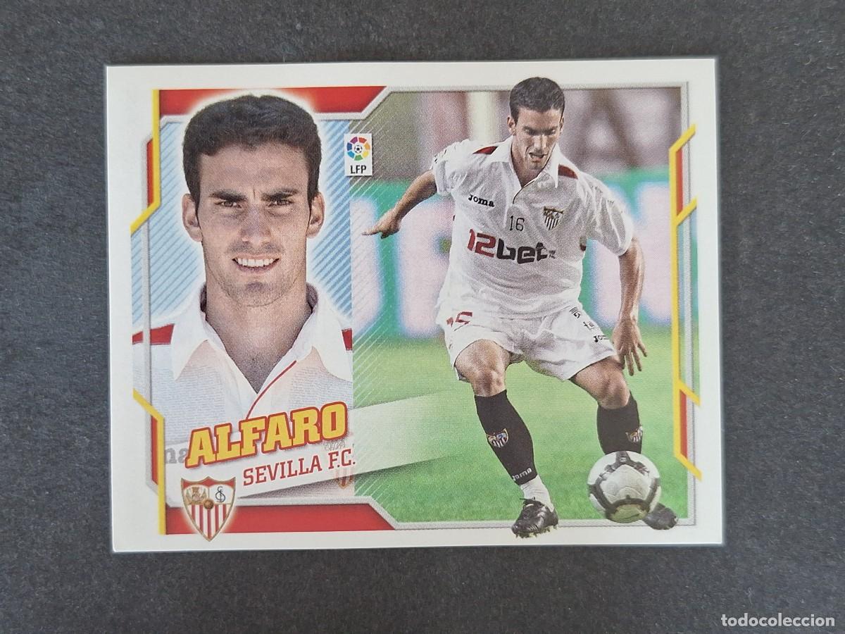 Cromos de f&uacute;tbol: L4 ALFARO SEVILLA F. C. COLOCA LIGA ESTE 2010 2011 10 11 NUNCA PEGADO SIN PEGAR