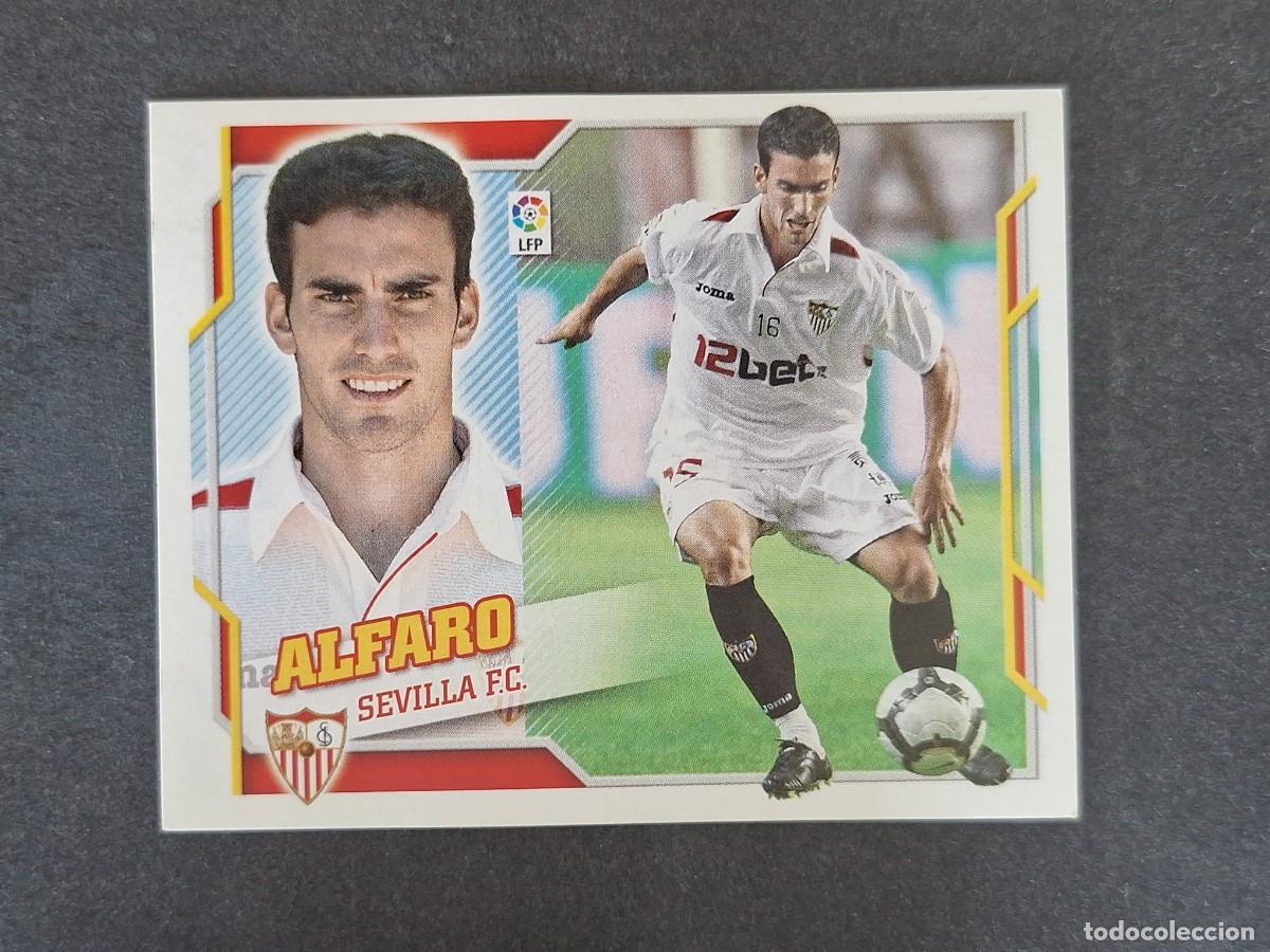 Cromos de f&uacute;tbol: L4 ALFARO SEVILLA F. C. COLOCA LIGA ESTE 2010 2011 10 11 NUNCA PEGADO SIN PEGAR