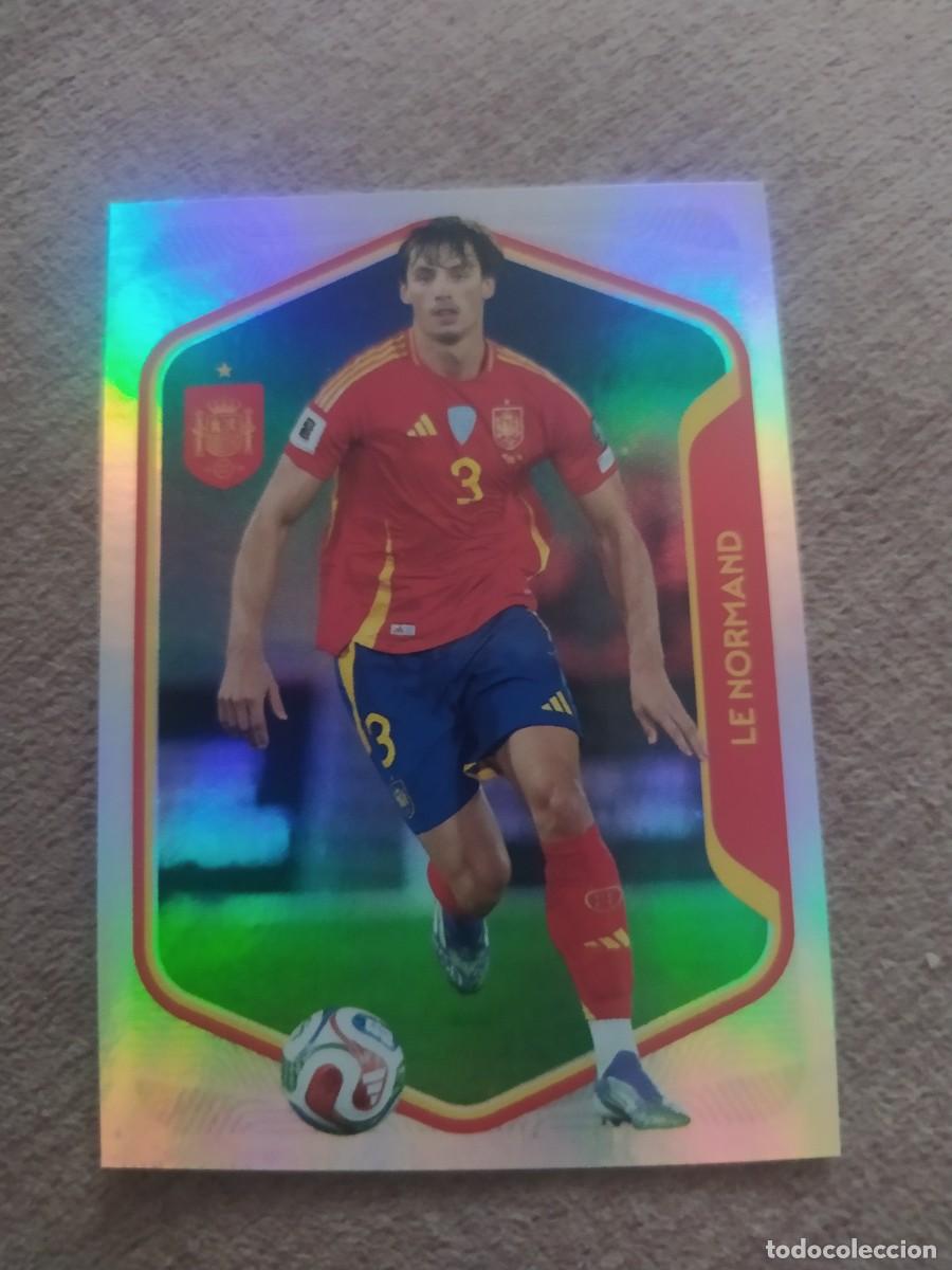 Cromos de f&uacute;tbol: Pegatina 26 Le Normand Espa&ntilde;a Selecci&oacute;n Mundial 2026 Carrefour Panini