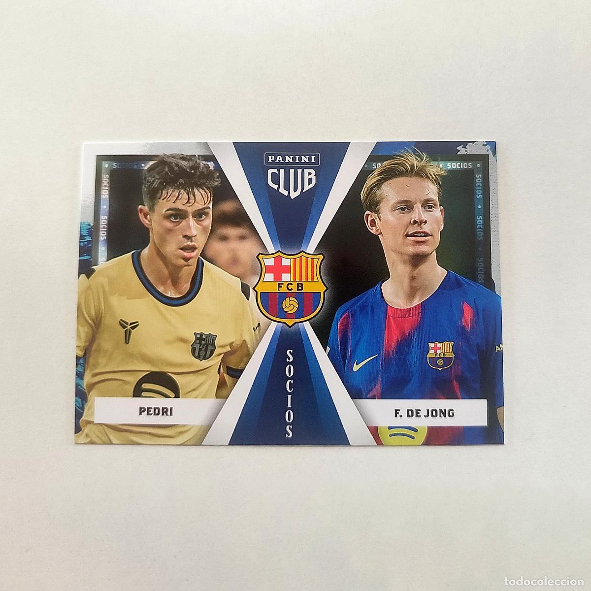 Cromos de f&uacute;tbol: Pedri & Frenkie De Jong Socios Panini Club FC Barcelona 2025/2026