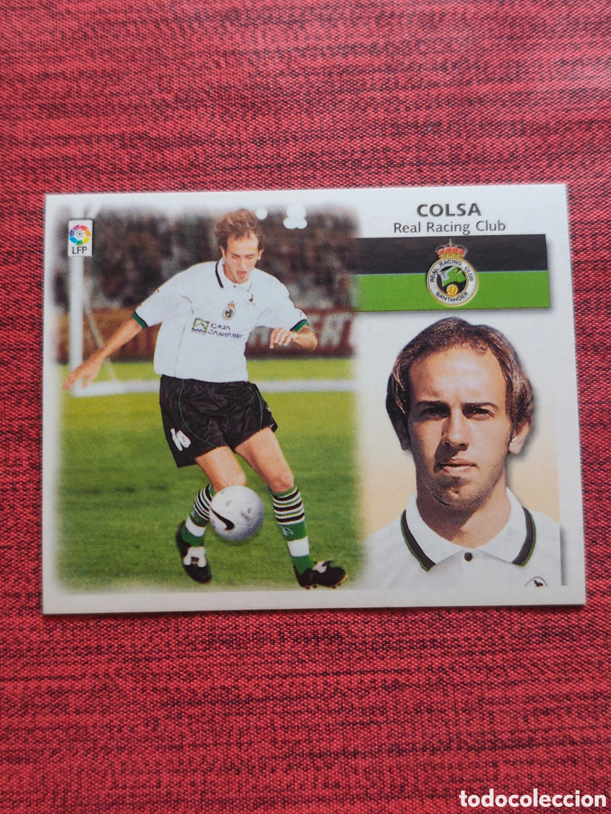 Cromos de f&uacute;tbol: COLOCA COLSA RACING SANTANDER EDICIONES ESTE 1999 2000