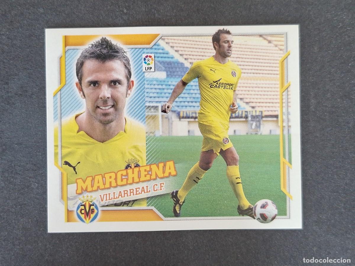Cromos de f&uacute;tbol: L4 MARCHENA VILLARREAL C. F. COLOCA LIGA ESTE 2010 2011 10 11 NUNCA PEGADO SIN PEGAR