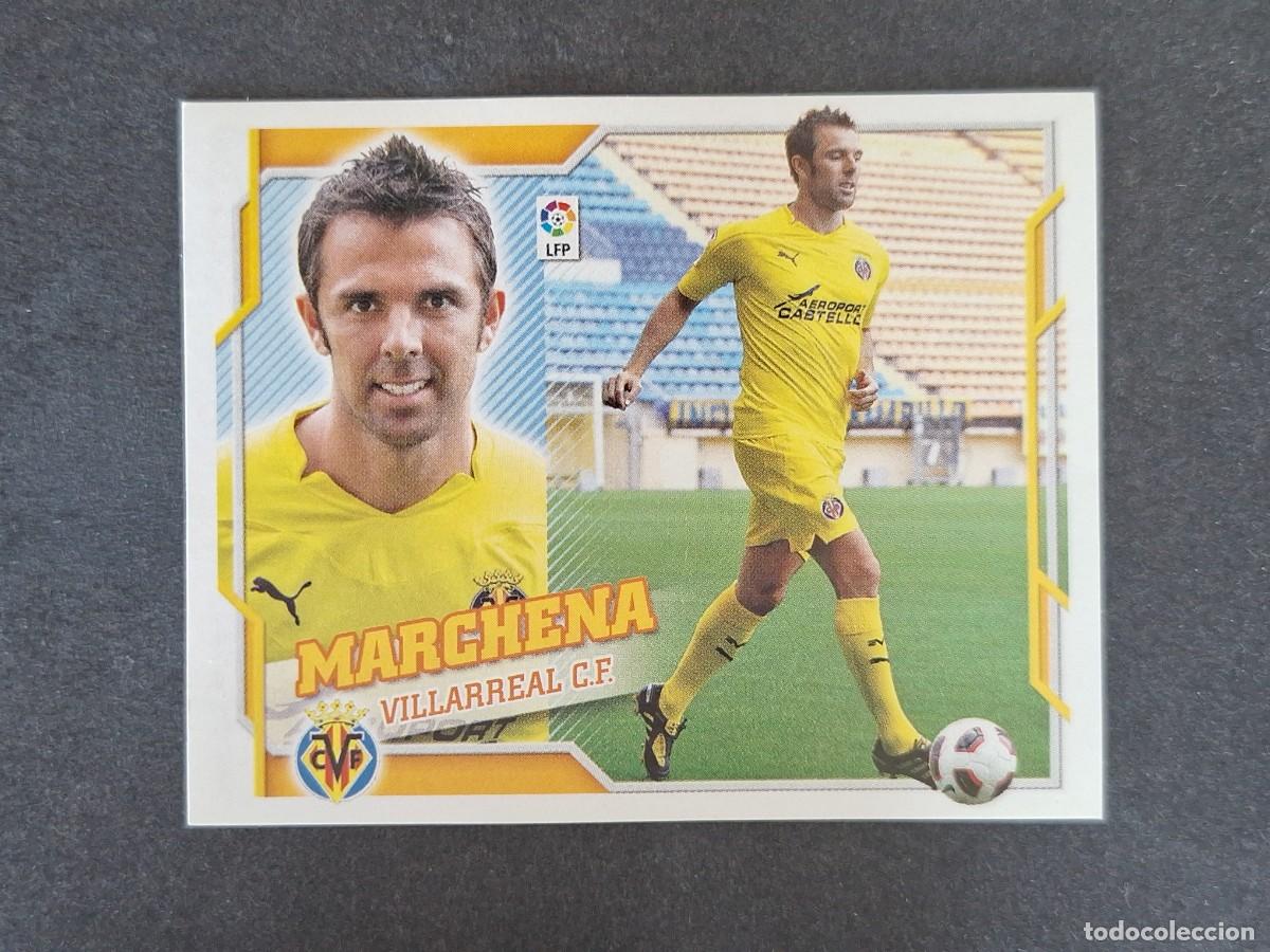 Cromos de f&uacute;tbol: L4 MARCHENA VILLARREAL C. F. COLOCA LIGA ESTE 2010 2011 10 11 NUNCA PEGADO SIN PEGAR