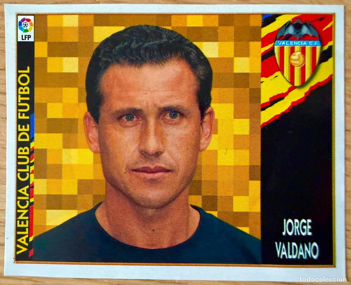 Cromos de f&uacute;tbol: ENTRENADOR JORGE VALDANO VALENCIA 97 98 1997 1998 LIGA EDICIONES ESTE RECORTADO STICKER