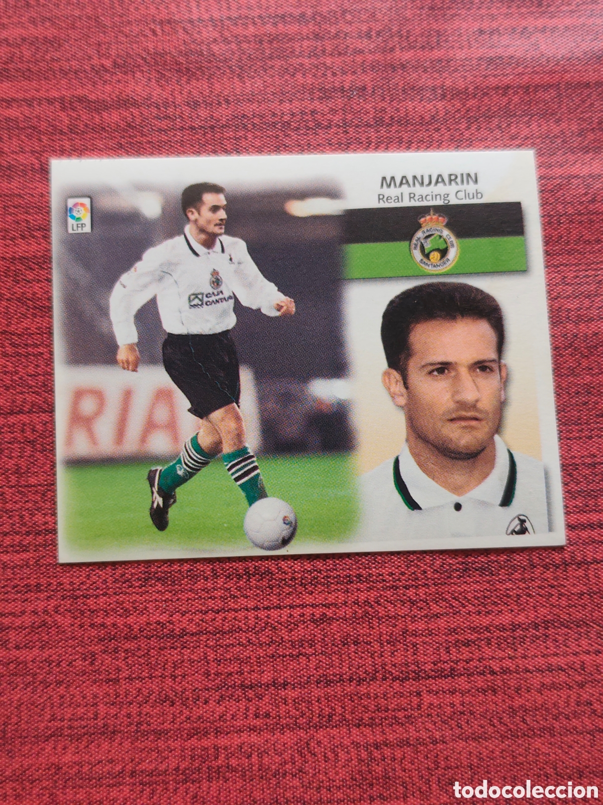 Cromos de f&uacute;tbol: COLOCA MANJARIN RACING SANTANDER EDICIONES ESTE 1999 2000