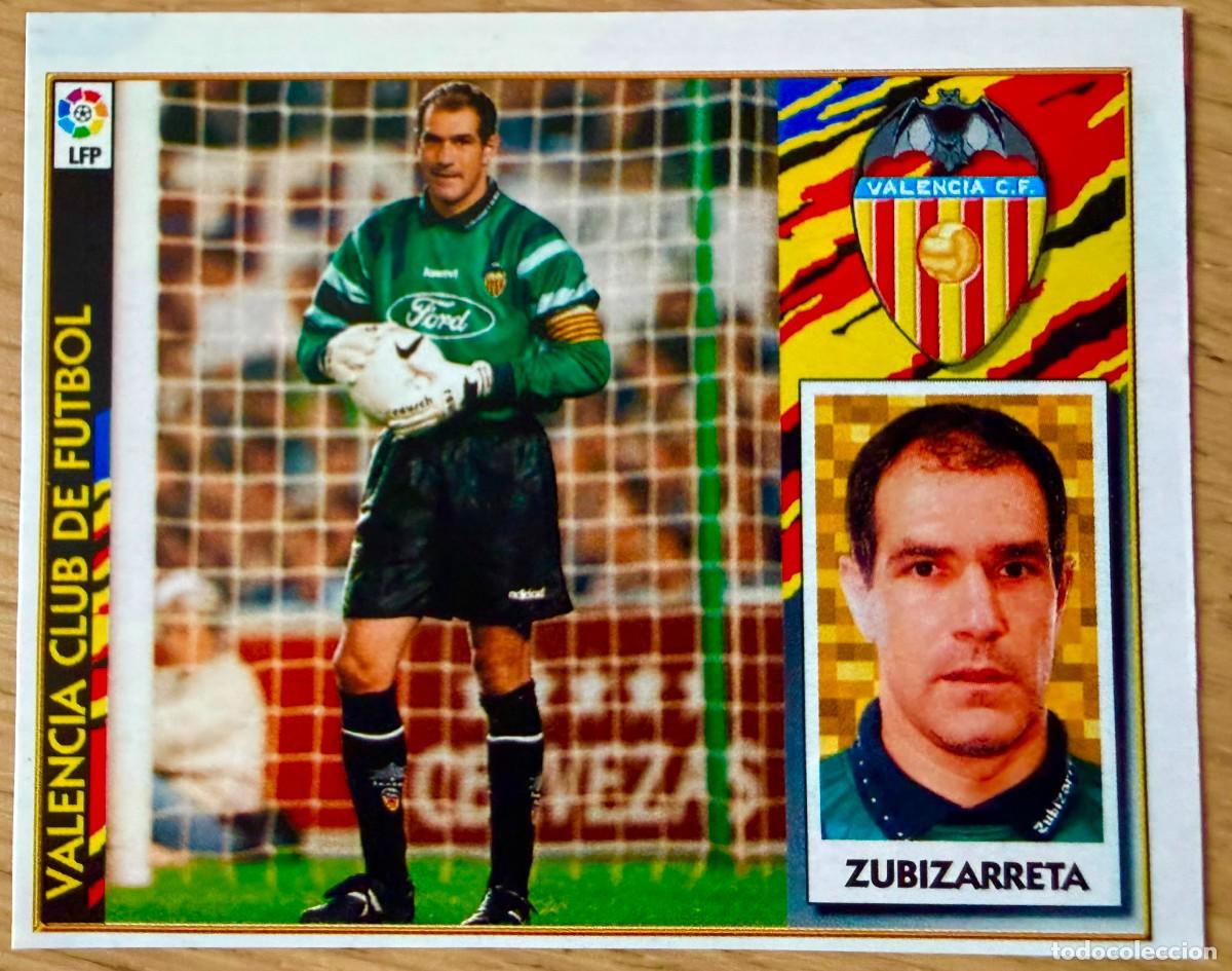 Figurine di Calcio: ZUBIZARRETA VALENCIA 97 98 1997 1998 LIGA EDICIONES ESTE RECORTADO STICKER