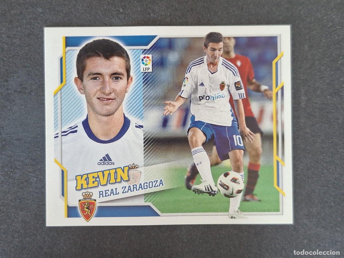 Cromos de f&uacute;tbol: L4 KEVIN REAL ZARAGOZA COLOCA LIGA ESTE 2010 2011 10 11 NUNCA PEGADO SIN PEGAR