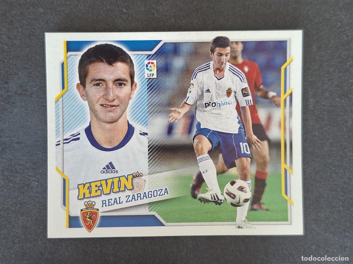 Cromos de f&uacute;tbol: L4 KEVIN REAL ZARAGOZA COLOCA LIGA ESTE 2010 2011 10 11 NUNCA PEGADO SIN PEGAR