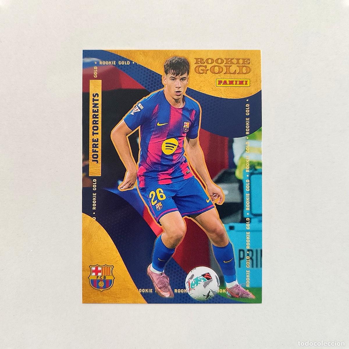 Cromos de f&uacute;tbol: Jofre Torrents Rookie Gold Panini Club FC Barcelona 2025/2026