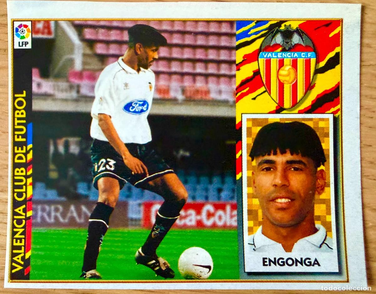 Cromos de f&uacute;tbol: ENGONGA BAJA VALENCIA 97 98 1997 1998 LIGA EDICIONES ESTE RECORTADO STICKER