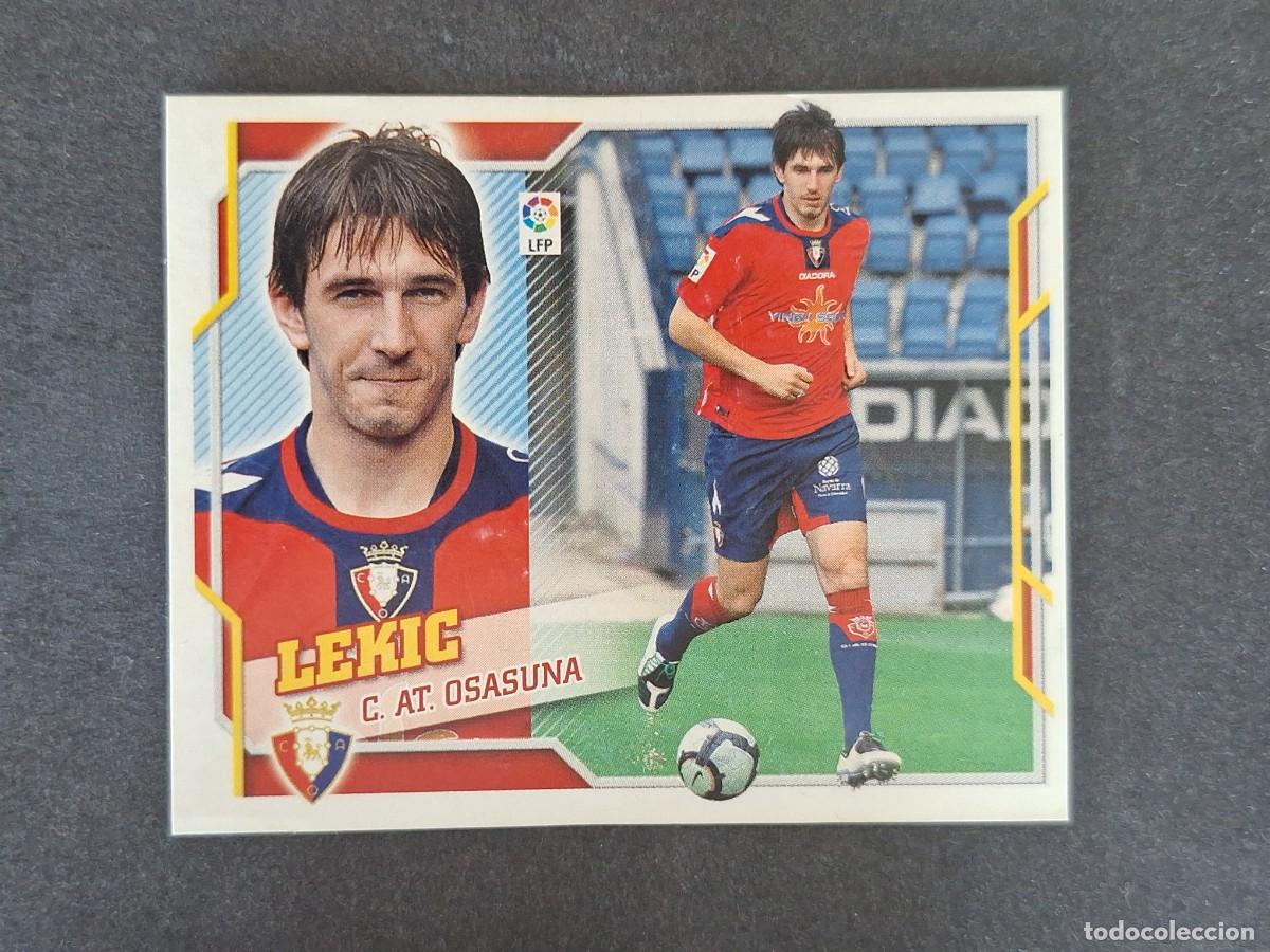 Cromos de f&uacute;tbol: L4 LEKIC C. A. OSASUNA FICHAJE 2 LIGA ESTE 2010 2011 10 11 NUNCA PEGADO SIN PEGAR