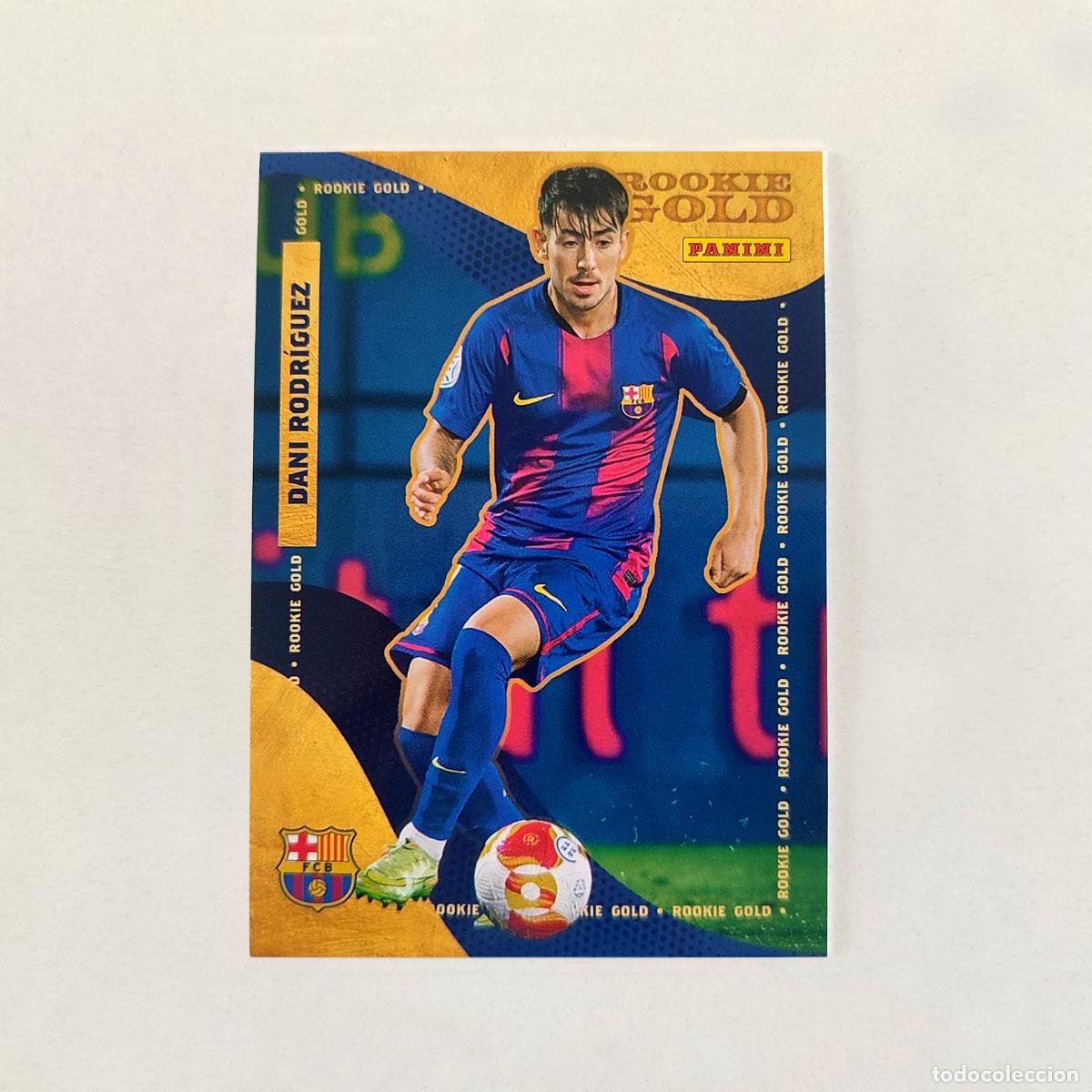 Fu&szlig;ball-Sticker: Dani Rodriguez Rookie Gold Panini Club FC Barcelona 2025/2026