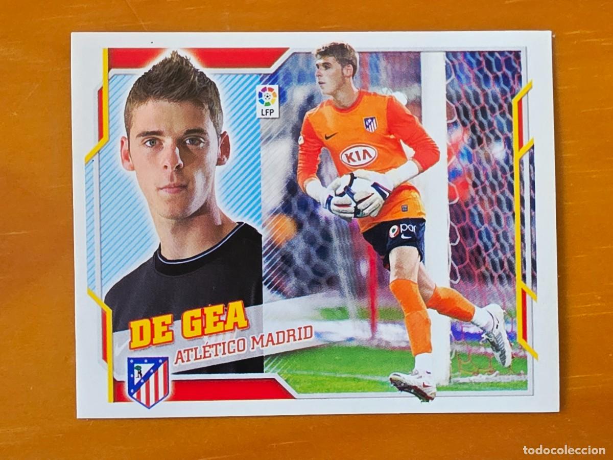Cromos de f&uacute;tbol: 1 David de Gea, Atl&eacute;tico de Madrid, Panini Ediciones Liga Este 2010 2011 10 11