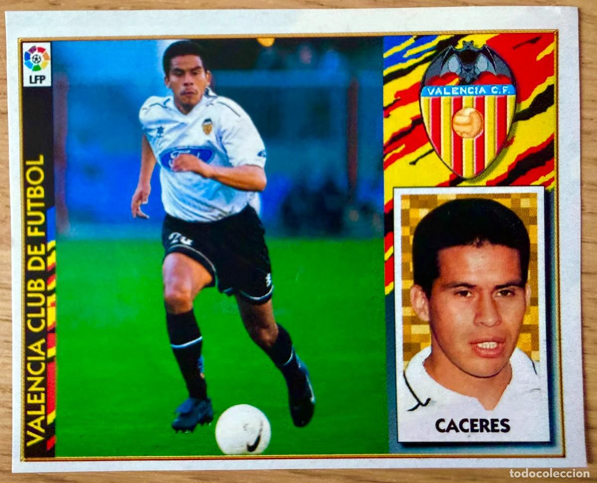 Cromos de f&uacute;tbol: CACERES VALENCIA 97 98 1997 1998 LIGA EDICIONES ESTE RECORTADO STICKER