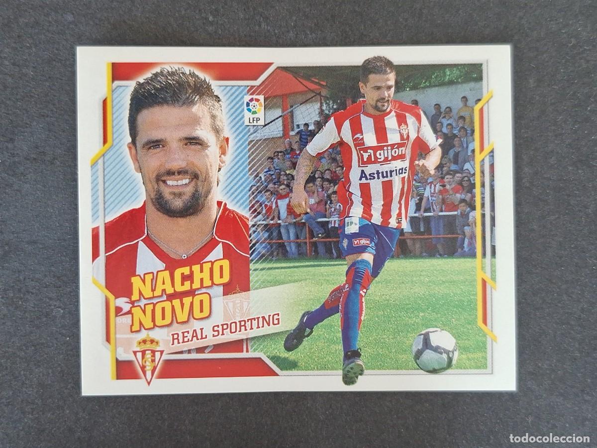 Cromos de f&uacute;tbol: L4 NACHO NOVO SPORTING DE GIJON FICHAJE 3 LIGA ESTE 2010 2011 10 11 NUNCA PEGADO SIN PEGAR