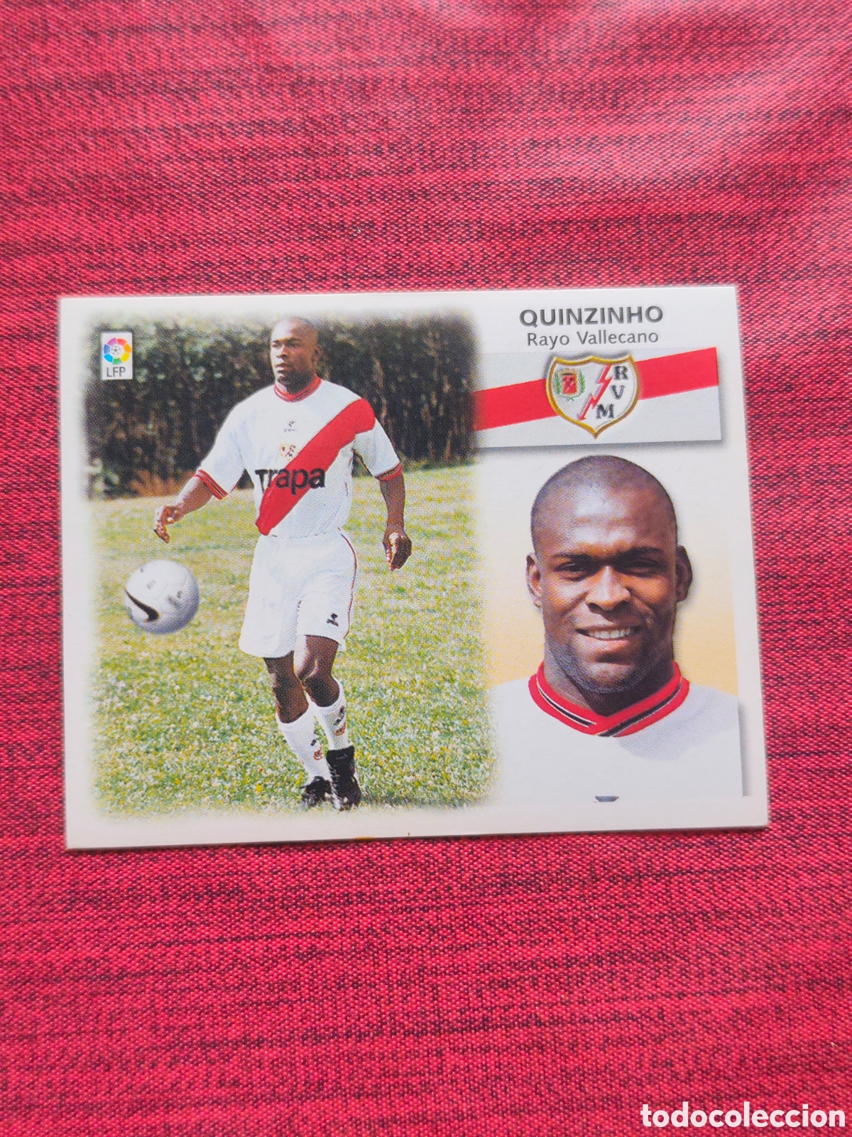 Cromos de f&uacute;tbol: COLOCA QUINZINHO RAYO VALLECANO EDICIONES ESTE 1999 2000