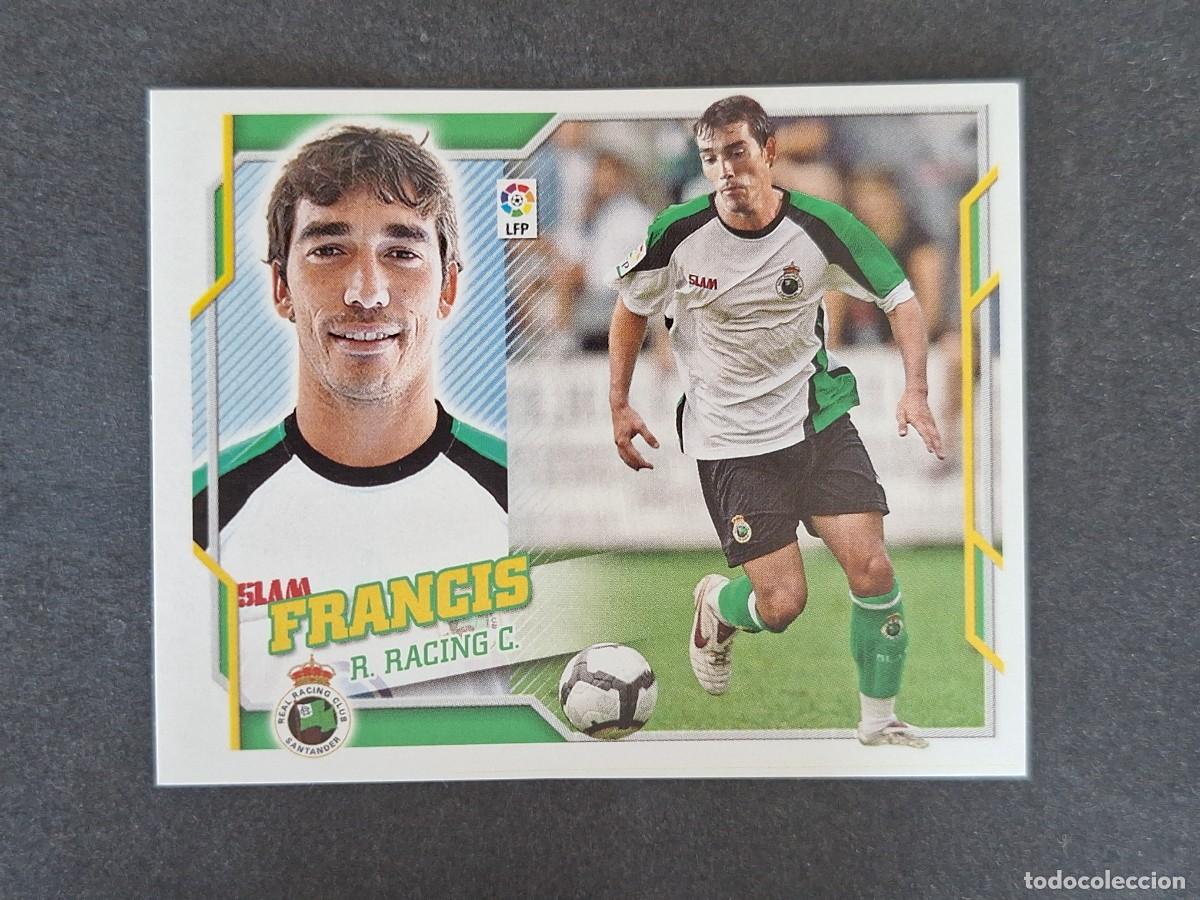 Cromos de f&uacute;tbol: L4 FRANCIS RACING DE SANTANDER FICHAJE 4 LIGA ESTE 2010 2011 10 11 NUNCA PEGADO SIN PEGAR