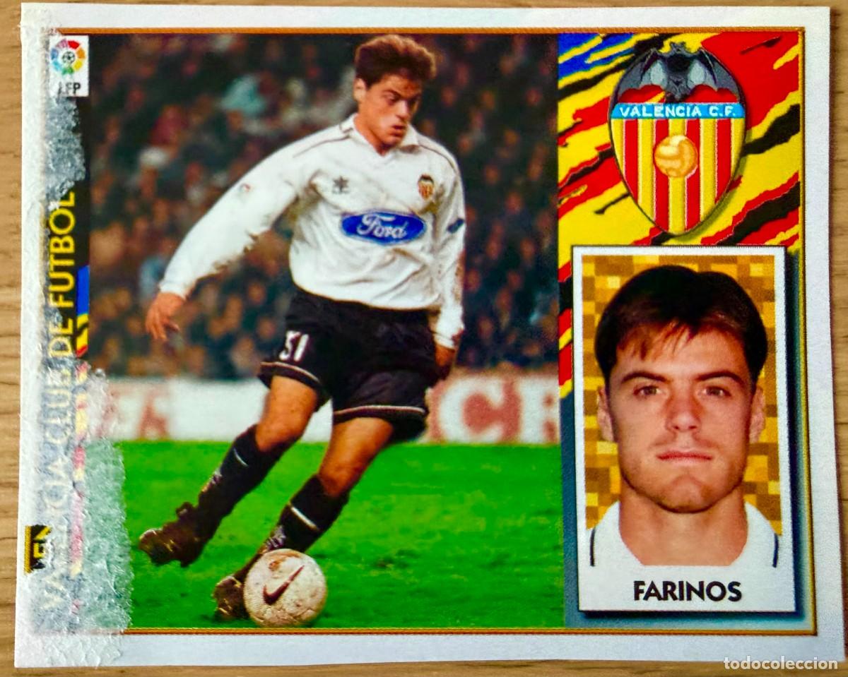 Cromos de f&uacute;tbol: FARINOS VALENCIA 97 98 1997 1998 LIGA EDICIONES ESTE RECORTADO STICKER