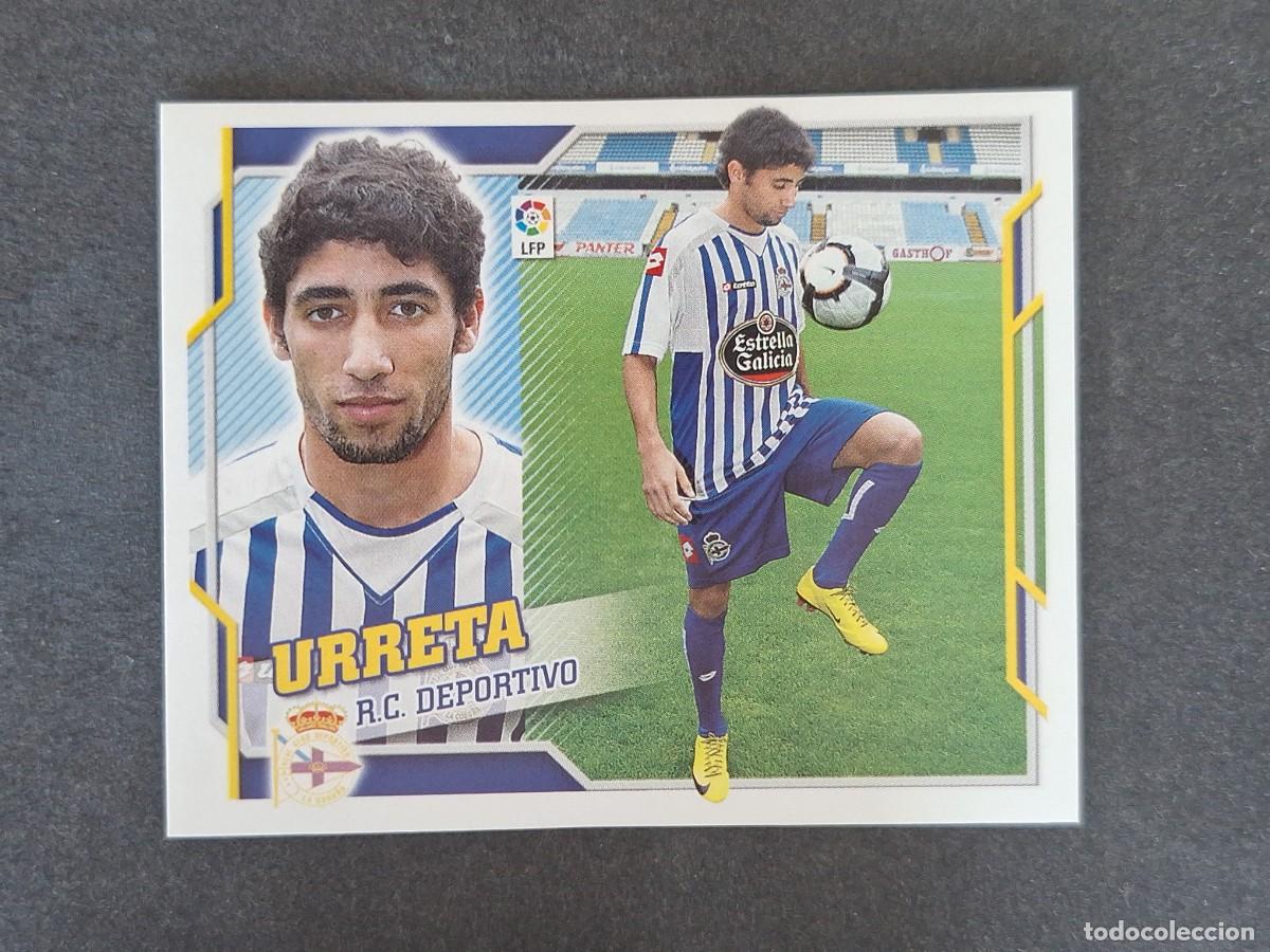 Cromos de f&uacute;tbol: L4 URRETA DEPORTIVO DE LA CORU&Ntilde;A FICHAJE 5 LIGA ESTE 2010 2011 10 11 NUNCA PEGADO SIN PEGAR