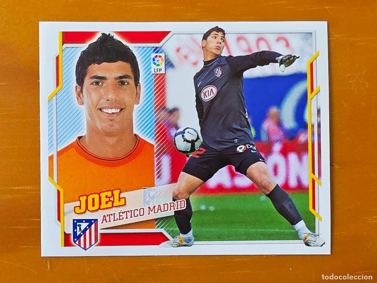 Cromos de f&uacute;tbol: 2 B Joel Robles, Atl&eacute;tico de Madrid, Panini Ediciones Liga Este 2010 2011 10 11
