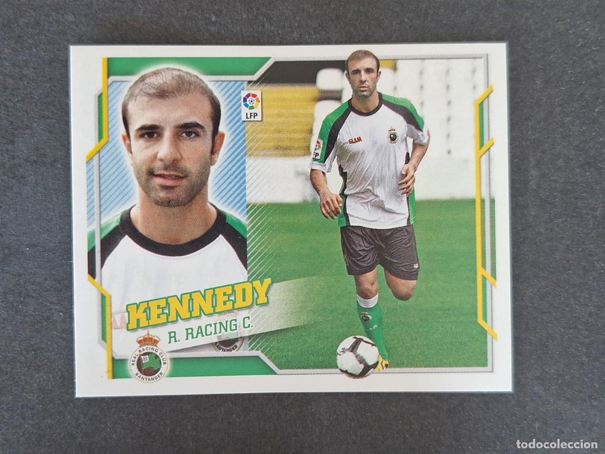 Cromos de f&uacute;tbol: L4 KENNEDY RACING DE SANTANDER FICHAJE 8 LIGA ESTE 2010 2011 10 11 NUNCA PEGADO SIN PEGAR