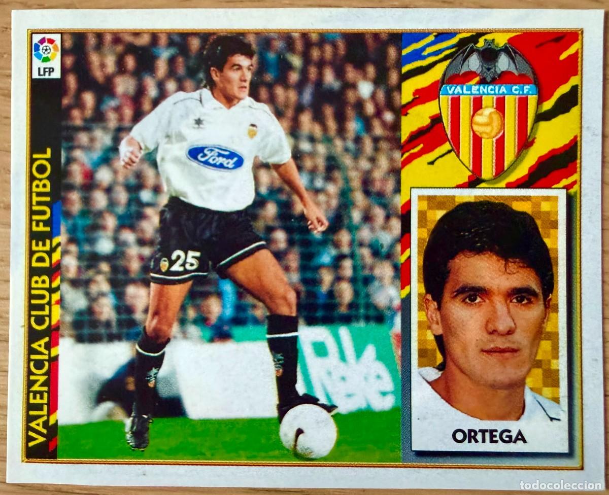 Cromos de f&uacute;tbol: ORTEGA VALENCIA 97 98 1997 1998 LIGA EDICIONES ESTE RECORTADO STICKER