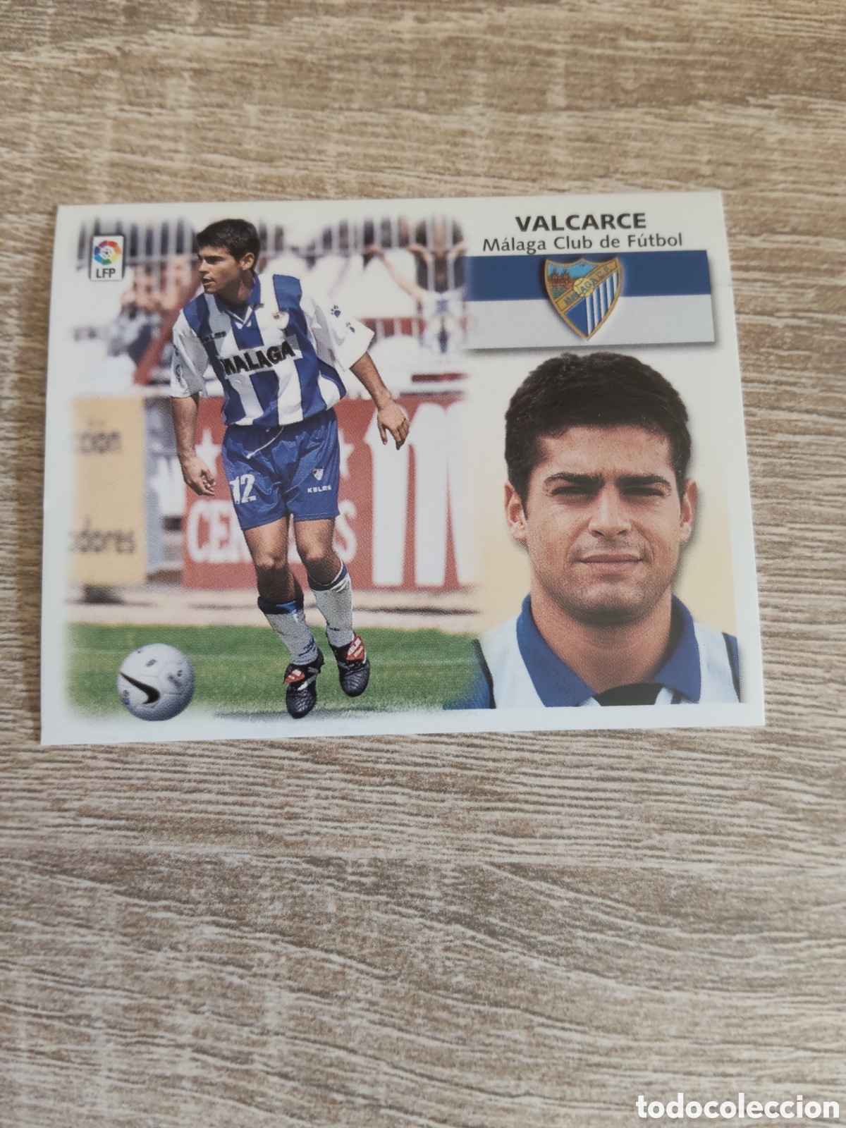 Cromos de f&uacute;tbol: Valcarce M&aacute;laga liga 1999 2000 99 00 ediciones este