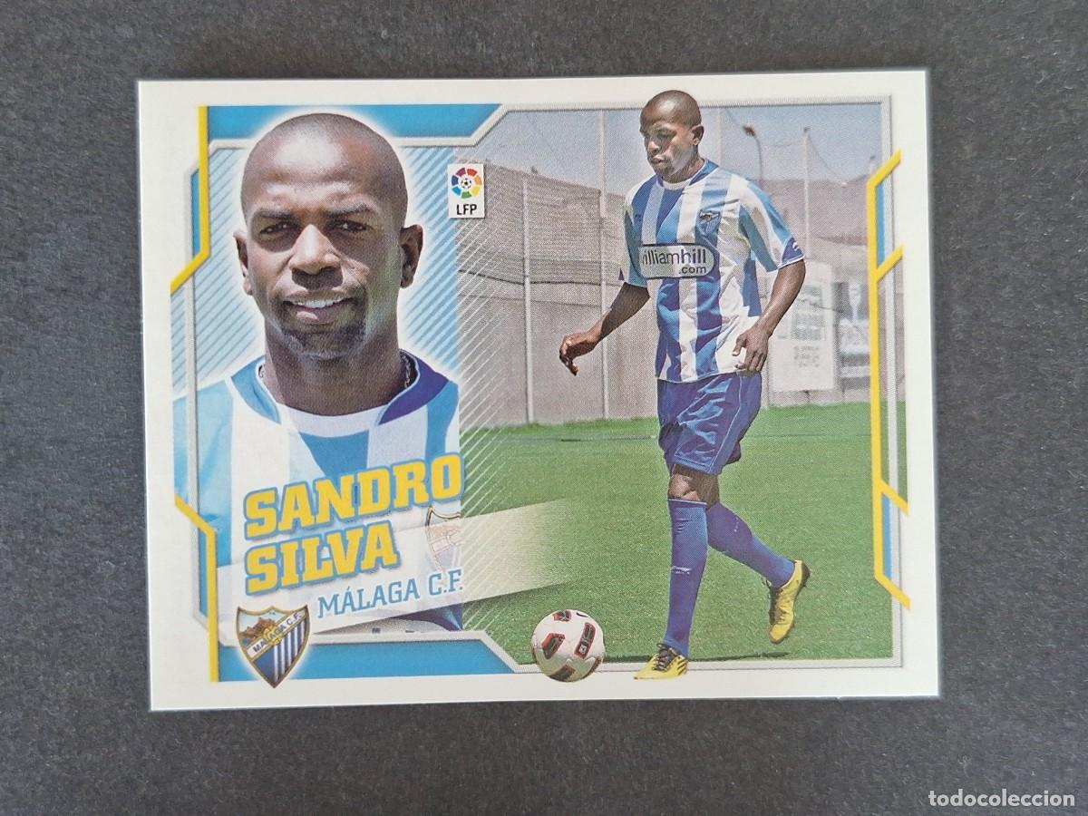 Cromos de f&uacute;tbol: L4 SANDRO SILVA MALAGA C. F. FICHAJE 11 LIGA ESTE 2010 2011 10 11 NUNCA PEGADO SIN PEGAR