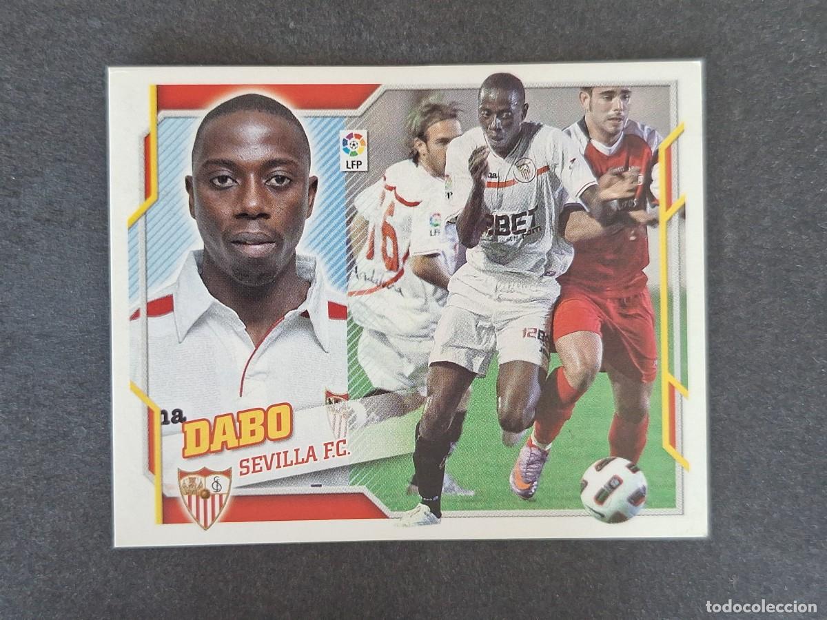 Cromos de f&uacute;tbol: L4 DABO SEVILLA F. C. FICHAJE 12 LIGA ESTE 2010 2011 10 11 NUNCA PEGADO SIN PEGAR