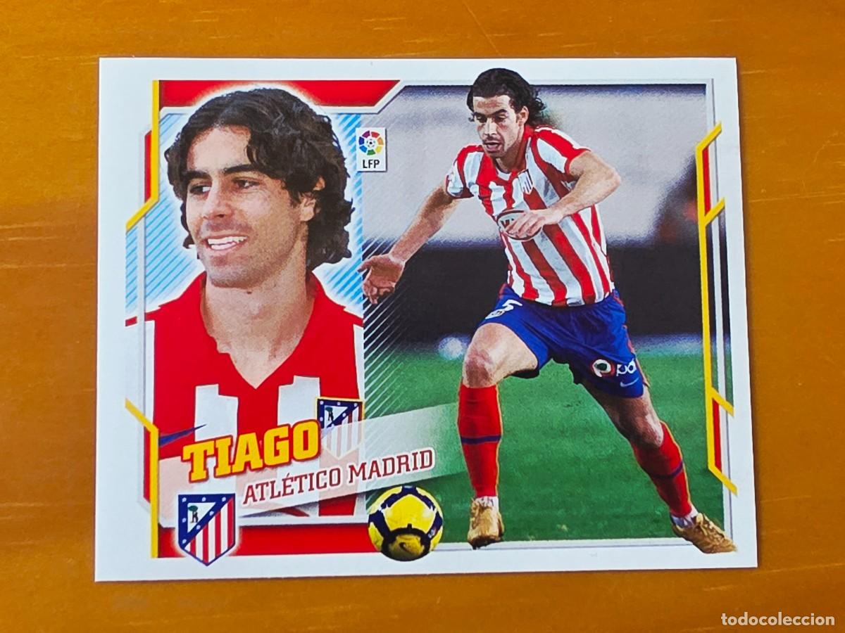 Cromos de f&uacute;tbol: 8 A Tiago, Atl&eacute;tico de Madrid, Panini Ediciones Liga Este 2010 2011 10 11