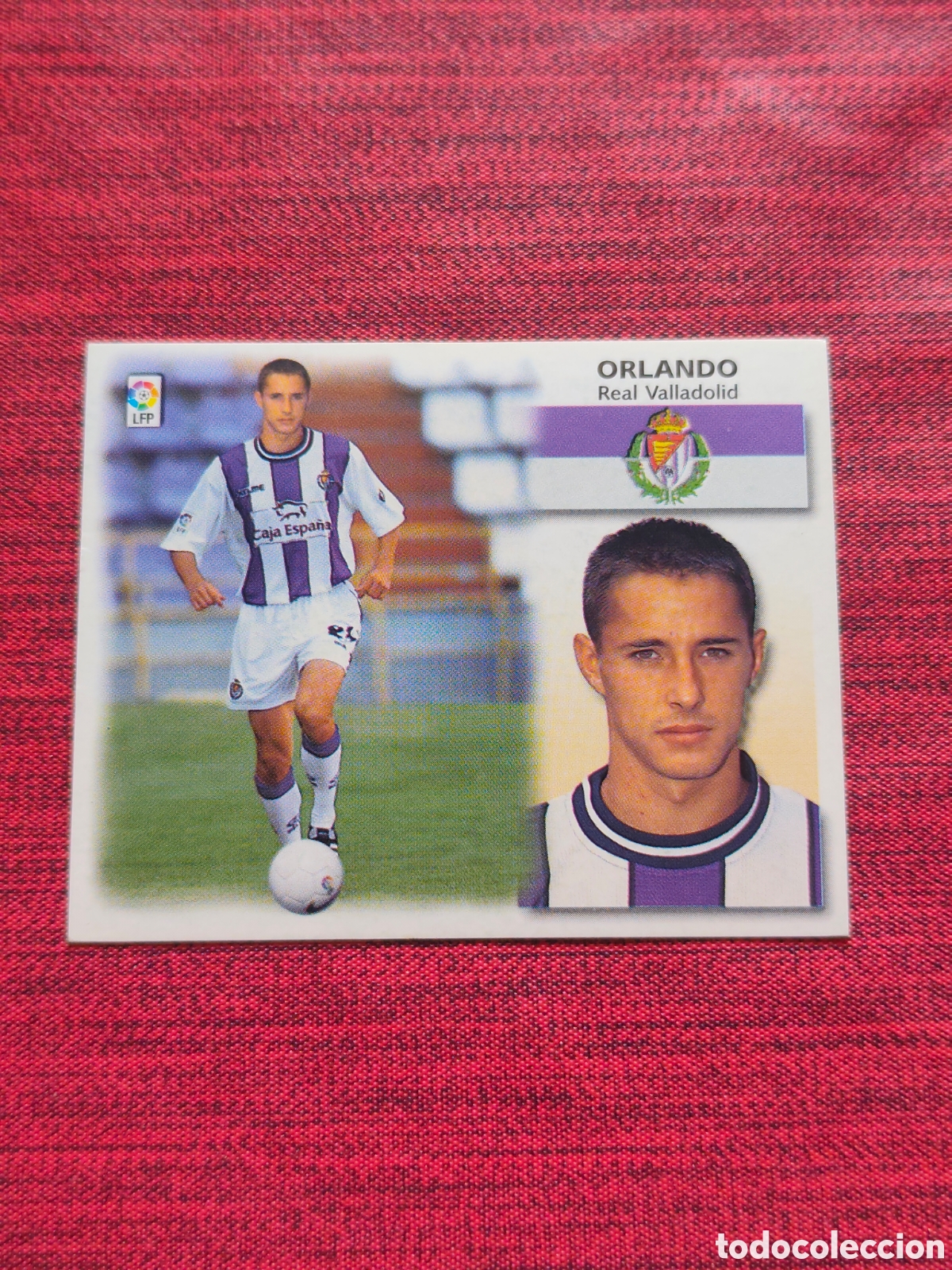 Cromos de f&uacute;tbol: COLOCA ORLANDO REAL VALLADOLID EDICIONES ESTE 1999 2000