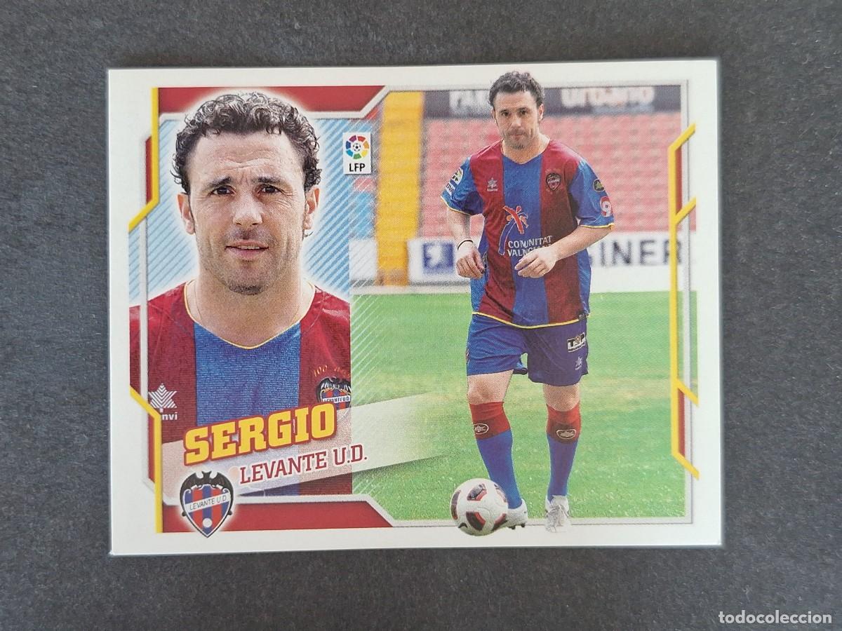 Football Stickers: L4 SERGIO LEVANTE U. D. FICHAJE 13 LIGA ESTE 2010 2011 10 11 NUNCA PEGADO SIN PEGAR