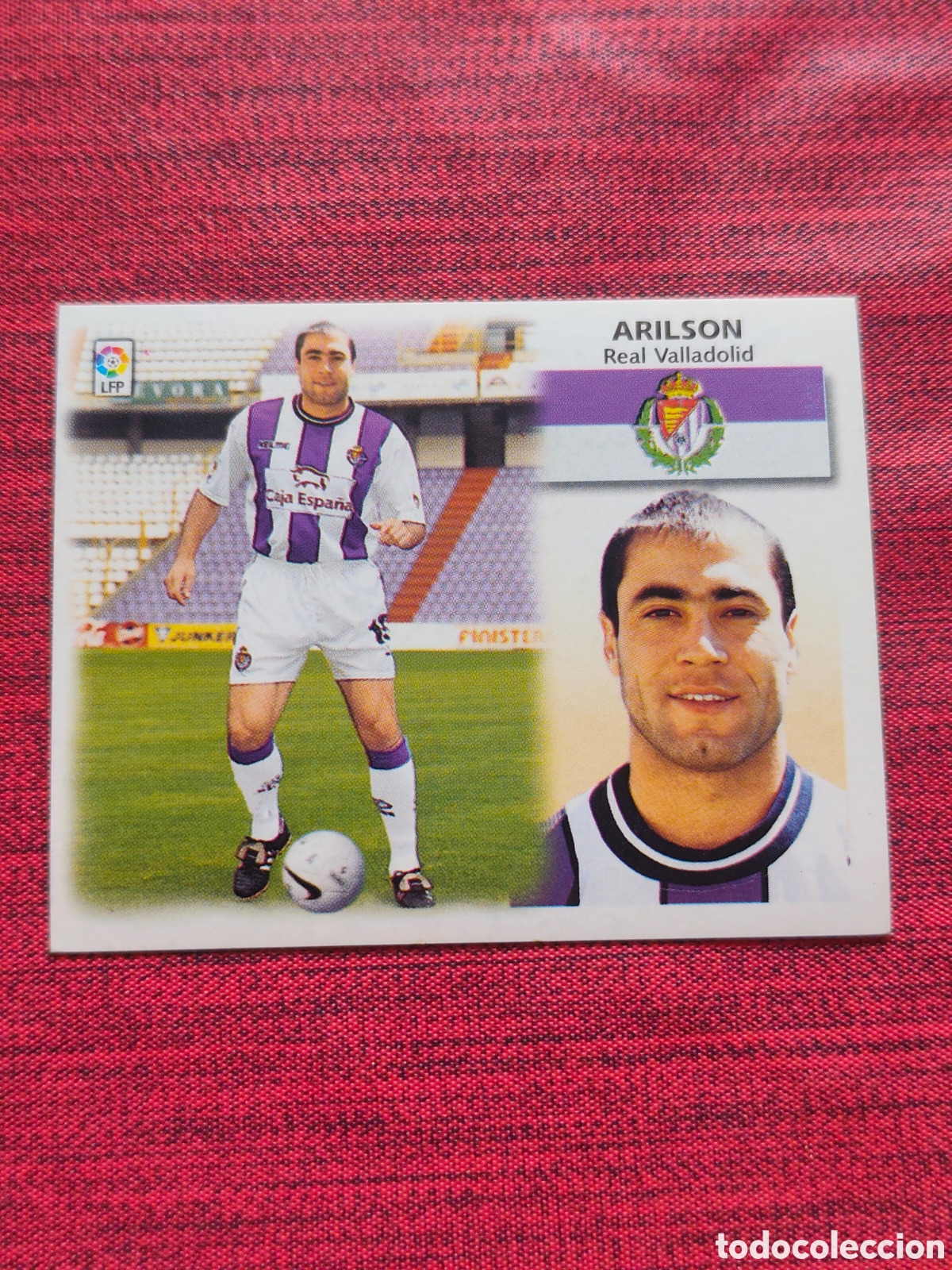 Football Stickers: COLOCA ARILSON REAL VALLADOLID EDICIONES ESTE 1999 2000