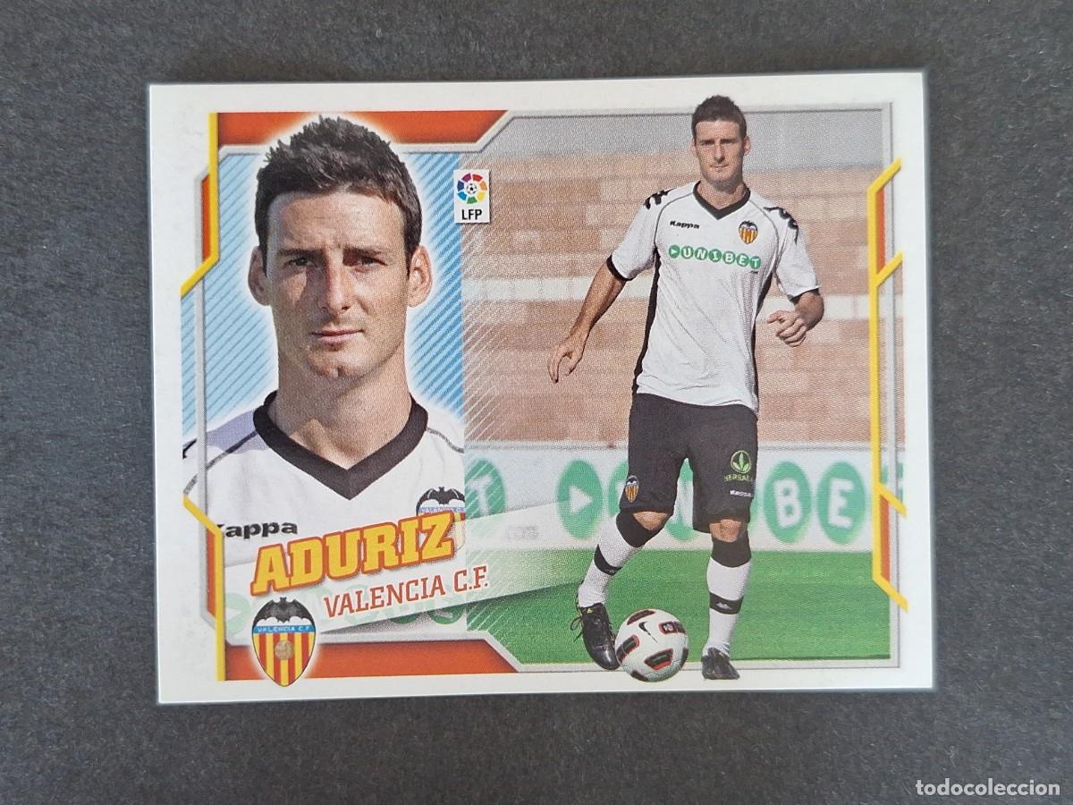Figurine di Calcio: L4 ADURIZ VALENCIA C. F. FICHAJE 17 LIGA ESTE 2010 2011 10 11 NUNCA PEGADO SIN PEGAR