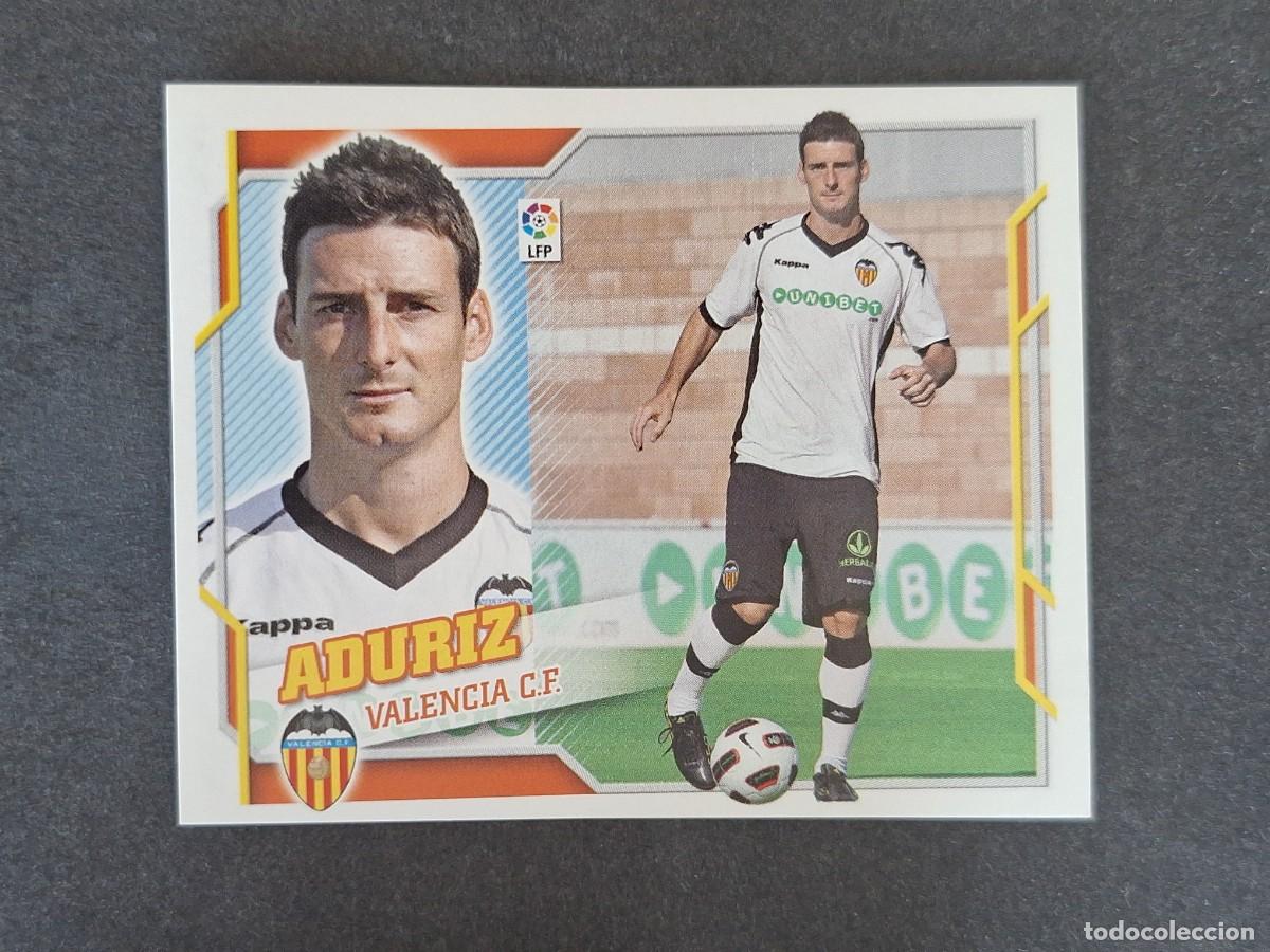 Figurine di Calcio: L4 ADURIZ VALENCIA C. F. FICHAJE 17 LIGA ESTE 2010 2011 10 11 NUNCA PEGADO SIN PEGAR