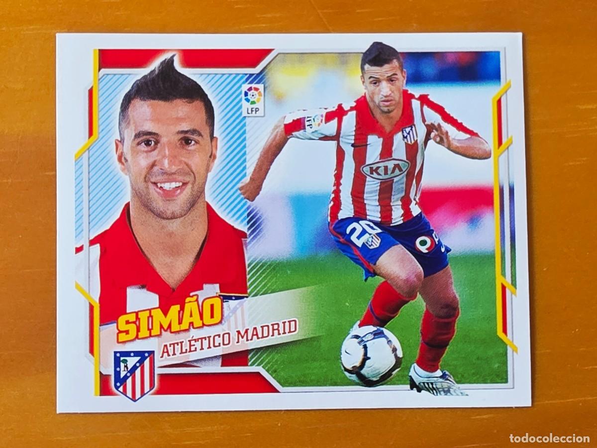Football Stickers: 13 A Sim&atilde;o, Atl&eacute;tico de Madrid, Panini Ediciones Liga Este 2010 2011 10 11