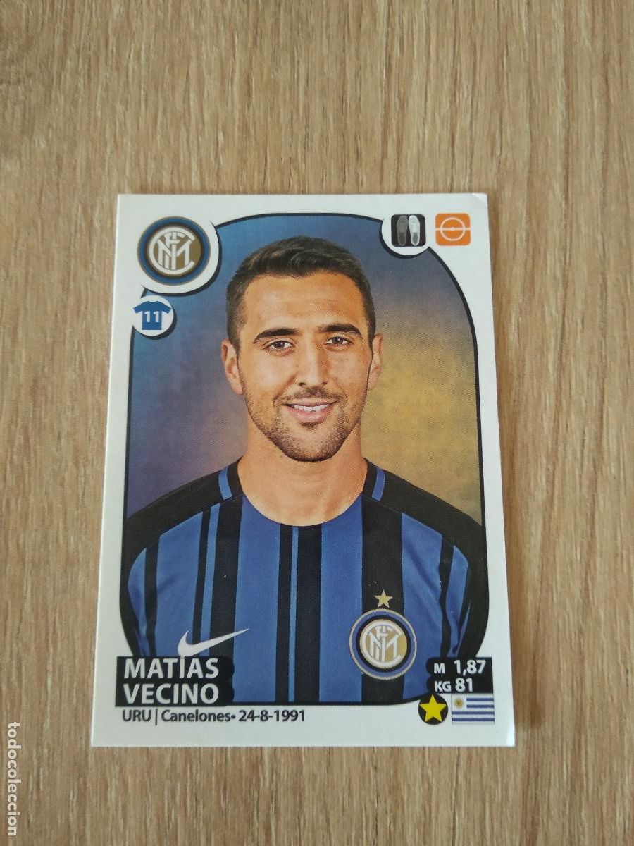 Football Stickers: 272 MATIAS VECINO INTER MILAN CROMO FUTBOL PANINI LIGA ITALIA 2017-2018 CALCIATORI 17-18