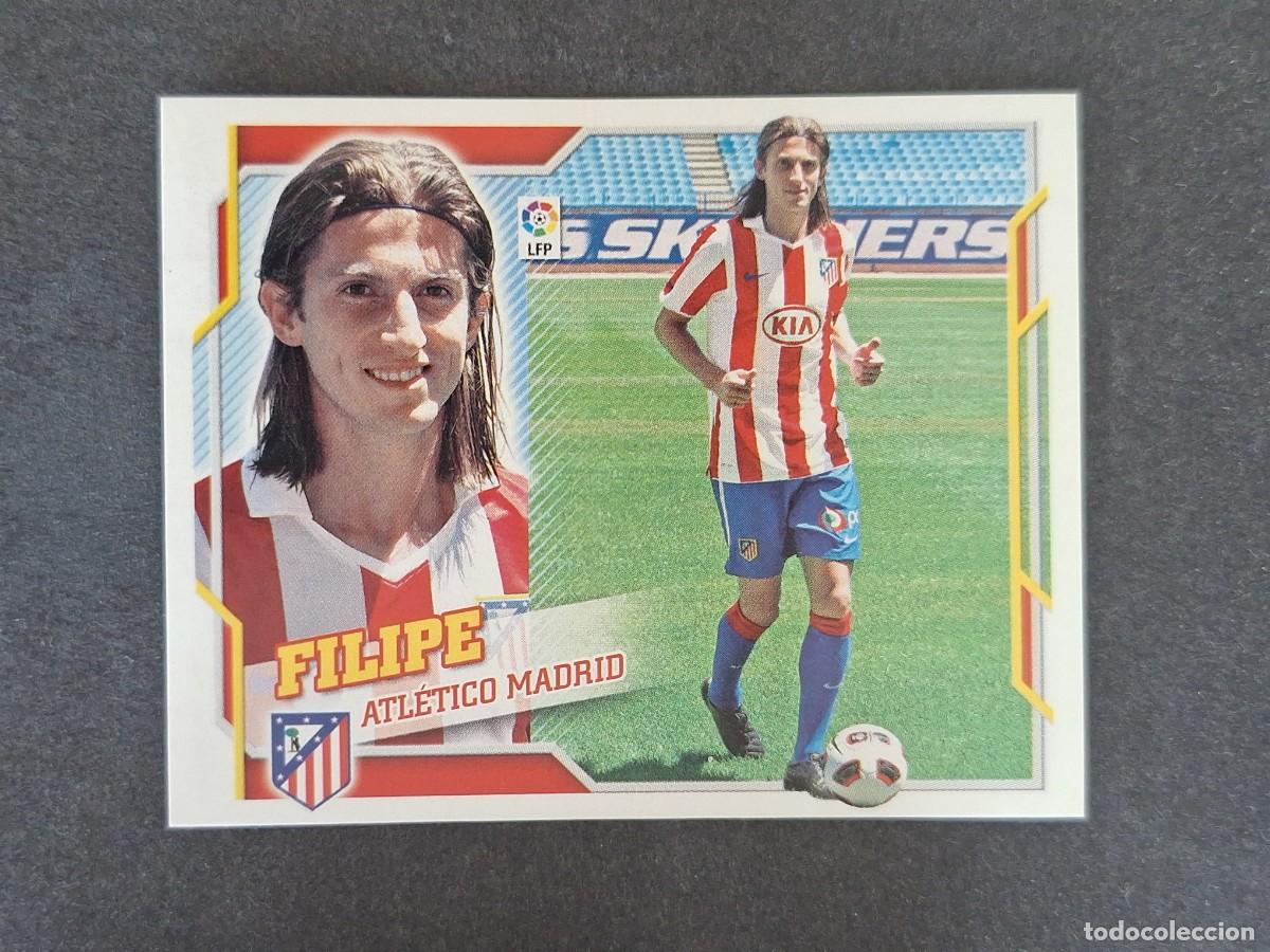Football Stickers: L4 FILIPE ATLETICO DE MADRID FICHAJE 19 LIGA ESTE 2010 2011 10 11 NUNCA PEGADO SIN PEGAR