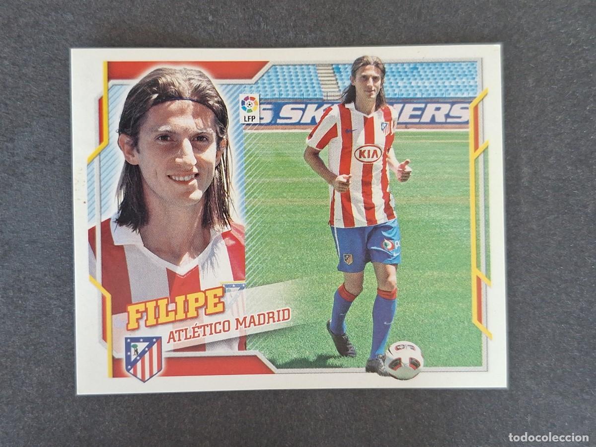 Football Stickers: L4 FILIPE ATLETICO DE MADRID FICHAJE 19 LIGA ESTE 2010 2011 10 11 NUNCA PEGADO SIN PEGAR