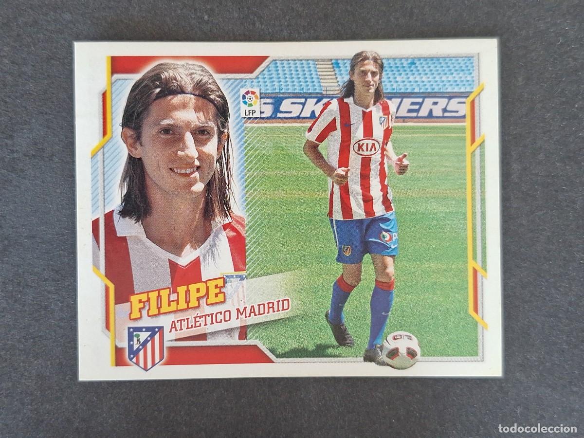 Football Stickers: L4 FILIPE ATLETICO DE MADRID FICHAJE 19 LIGA ESTE 2010 2011 10 11 NUNCA PEGADO SIN PEGAR