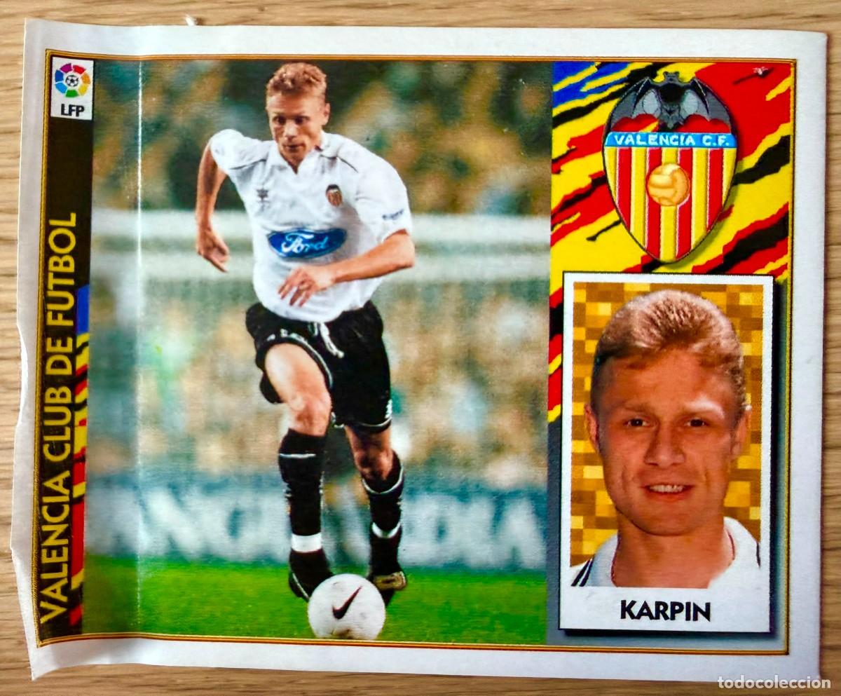 Fu&szlig;ball-Sticker: KARPIN BAJA VALENCIA 97 98 1997 1998 LIGA EDICIONES ESTE VENTANILLA STICKER