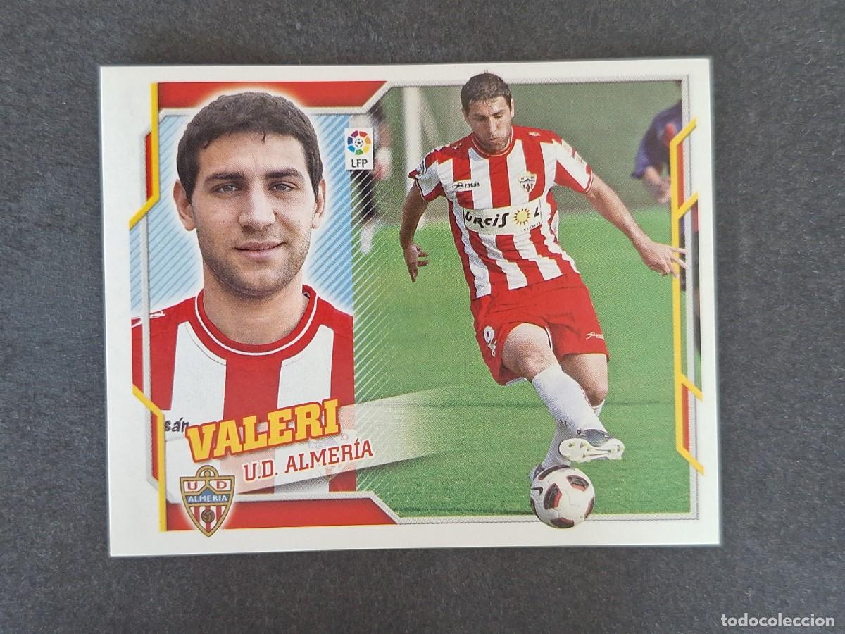Football Stickers: L4 VALERI U. D. ALMERIA FICHAJE 20 LIGA ESTE 2010 2011 10 11 NUNCA PEGADO SIN PEGAR